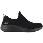 Sneakers slip on larghezza E nere numero 39 con allacciatura elasticizzata per Donna Skechers Ultra Flex 