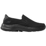 Sneakers slip on larghezza E nere numero 46 con allacciatura elasticizzata per Uomo Skechers 
