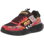 Sneakers stringate larghezza E casual rosse numero 25 con stringhe traspiranti per bambini Skechers 