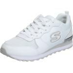 Sneakers basse larghezza A casual bianco sporco con stringhe con plantare estraibile per Donna Skechers OG 