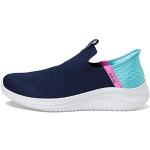 Sneakers larghezza E scontate casual blu navy numero 36 per bambini Skechers Ultra Flex 