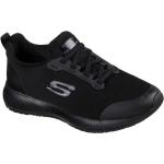 Sneakers larghezza E nere numero 37,5 di tessuto sintetico antiscivolo per Donna Skechers Squad 