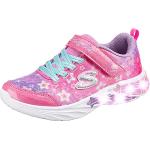 Sneakers larghezza E casual rosa numero 33 led per bambini Skechers Sparks 