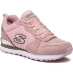 Sneakers larghezza E casual rosa numero 38 in pelle di camoscio traspiranti per Donna Skechers 