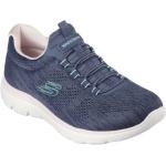 Sneakers stringate larghezza E blu numero 36 con stringhe lavabili in lavatrice per Donna Skechers Summits 