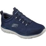Sneakers stringate larghezza E blu numero 41 di gomma con stringhe lavabili in lavatrice per Uomo Skechers Summits 