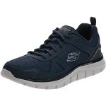 Sneakers basse larghezza E casual blu navy per l'inverno per Uomo Skechers 