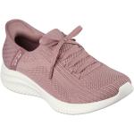 Sneakers stringate larghezza E scontate rosa numero 37 con stringhe per Donna Skechers Ultra Flex 