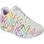 Sneakers stringate larghezza E bianche numero 36,5 con stringhe per Donna Skechers Uno 2 