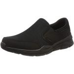 Sneakers stringate larghezza E casual nere numero 45,5 con allacciatura elasticizzata per Uomo Skechers Equalizer 4.0 