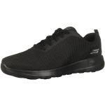 Sneakers stringate larghezza E casual nere numero 42 in similpelle per Donna Skechers Go Walk 