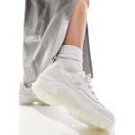 Sneakers stringate larghezza E scontate bianche numero 38 in poliuretano antiscivolo Skechers 