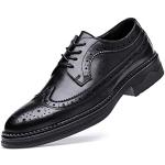 SKINII Men's Shoes， Scarpe in Pelle da Uomo in Pelle Autunno Scarpe in Pelle Piccola, Scarpe da Uomo Casual da Uomo, Scarpe Oxford (Color : Black, Size : 43)