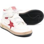 Sneakers alte larghezza A bianche numero 31 di gomma con stringhe per Donna Golden Goose 