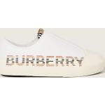 Calzature classiche bianche tartan per bambini Burberry Kids 