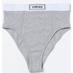 Slip grigi S di cotone per Donna Versace 
