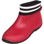Stivali rossi numero 36 in PVC impermeabili da pioggia per Donna 