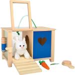 Peluche di legno a tema coniglio conigli per bambini 20 cm 
