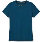 T-shirt blu L da running per Donna Smartwool 