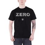 The Smashing Pumpkins T Shirt Zero Band Logo Ufficiale Uomo Nero Size S