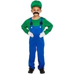 Travestimenti blu per bambini Henbrandt Super Mario Mario 