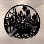 Orologi da parete vintage neri grandi Harry Potter 