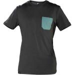 Magliette & T-shirt scontate monochrome grigie S di cotone Bio traspiranti mezza manica con scollo rotondo per Uomo 