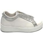 Sneaker Apepazza MOD. Sanna in Pelle Bianco/Silver