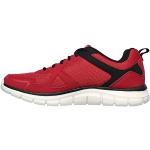 Sneakers larghezza E casual rosse numero 42,5 di tessuto sintetico per Uomo Skechers 