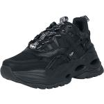 Sneakers larghezza A nere numero 36 in similpelle per Donna Buffalo 