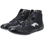 Sneakers larghezza E casual nere numero 40 di tela leopardate chiusura velcro antiscivolo platform per Donna 