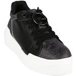 Sneakers larghezza E casual nere numero 38 in similpelle per Donna Gattinoni 