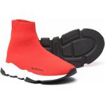 Sneakers larghezza A rosse numero 31 in tessuto per Donna Balenciaga Speed 