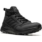 Sneakers alte larghezza A nere in tessuto a righe Gore Tex con stringhe impermeabili per Donna adidas Terrex 