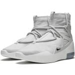 Sneakers alte larghezza E grigie in poliuretano con stringhe per Donna Nike 