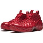 Sneakers alte larghezza E rosse di gomma con stringhe per Donna Nike Air Foamposite 