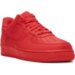 Sneakers larghezza E rosse di gomma con stringhe per Donna Nike Air Force 1 