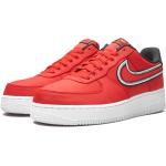 Sneakers basse larghezza E rosse di gomma con stringhe per Donna Nike Air Force 1 Low 