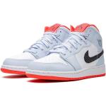 Sneakers alte larghezza E blu di gomma con stringhe per Donna Nike Air Jordan 1 Mid Michael Jordan 