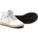 Sneakers alte larghezza A bianche numero 32 di gomma con stringhe per Donna Golden Goose 