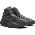 Sneakers alte larghezza A nere in tessuto a righe chiusura velcro adidas X 