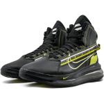 Sneakers alte larghezza E nere in similpelle con stringhe per Donna Nike Air Max 720 