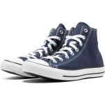 Sneakers alte larghezza E blu di gomma con stringhe per Donna Converse All Star 