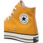 Sneakers alte larghezza A gialle di gomma con stringhe per Donna Converse 