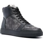 Sneakers alte larghezza A nere numero 41 di gomma con stringhe Vivienne Westwood 