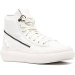 Sneakers alte larghezza E scontate bianche in tessuto con stringhe per Donna adidas Y-3 