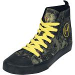 Sneakers alte larghezza A militari multicolore numero 37 mimetiche per Donna Twenty One Pilots 