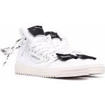 Sneakers alte larghezza A bianco sporco numero 44 in tessuto con stringhe Off-White 
