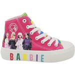 Sneakers larghezza E casual fucsia numero 35 di gomma con stringhe platform per bambini Barbie 