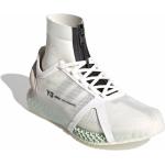 Sneakers alte larghezza E scontate bianche di gomma con cerniera per Donna adidas Y-3 